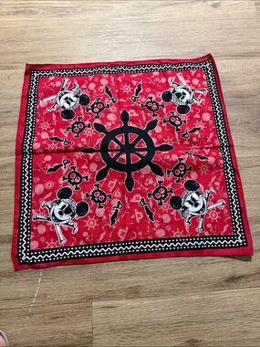 Disney Red and Black Graphic Bandana